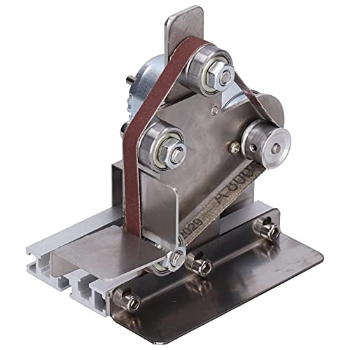 Mini Belt Sander - Aluminum Alloy 9000RPM 10PCS Abrasive Belts (UK Plug)