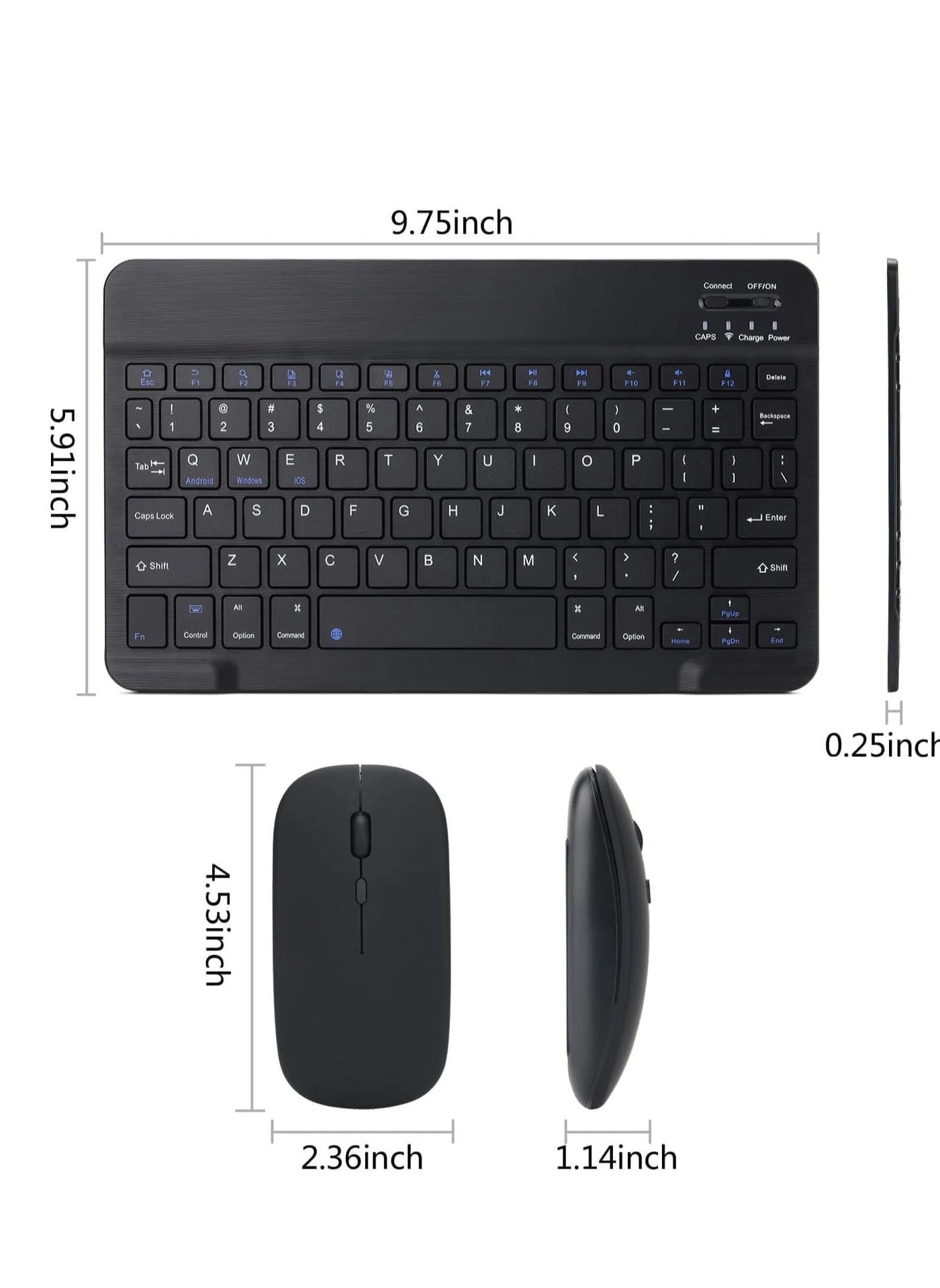 Keyboard and Mouse Combo - US Wireless