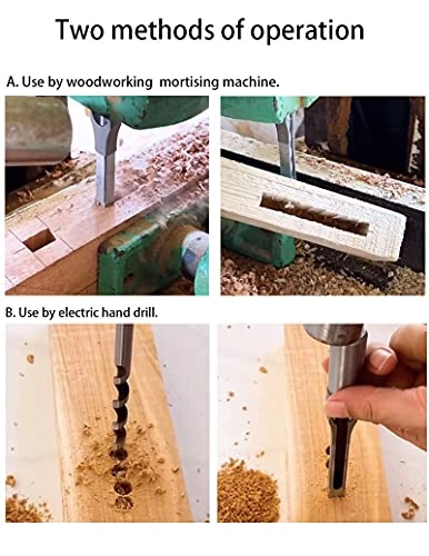 Square Hole Drill Bits - carbide 1/4 inch 5/16 inch 3/8 inch 1/2 inch