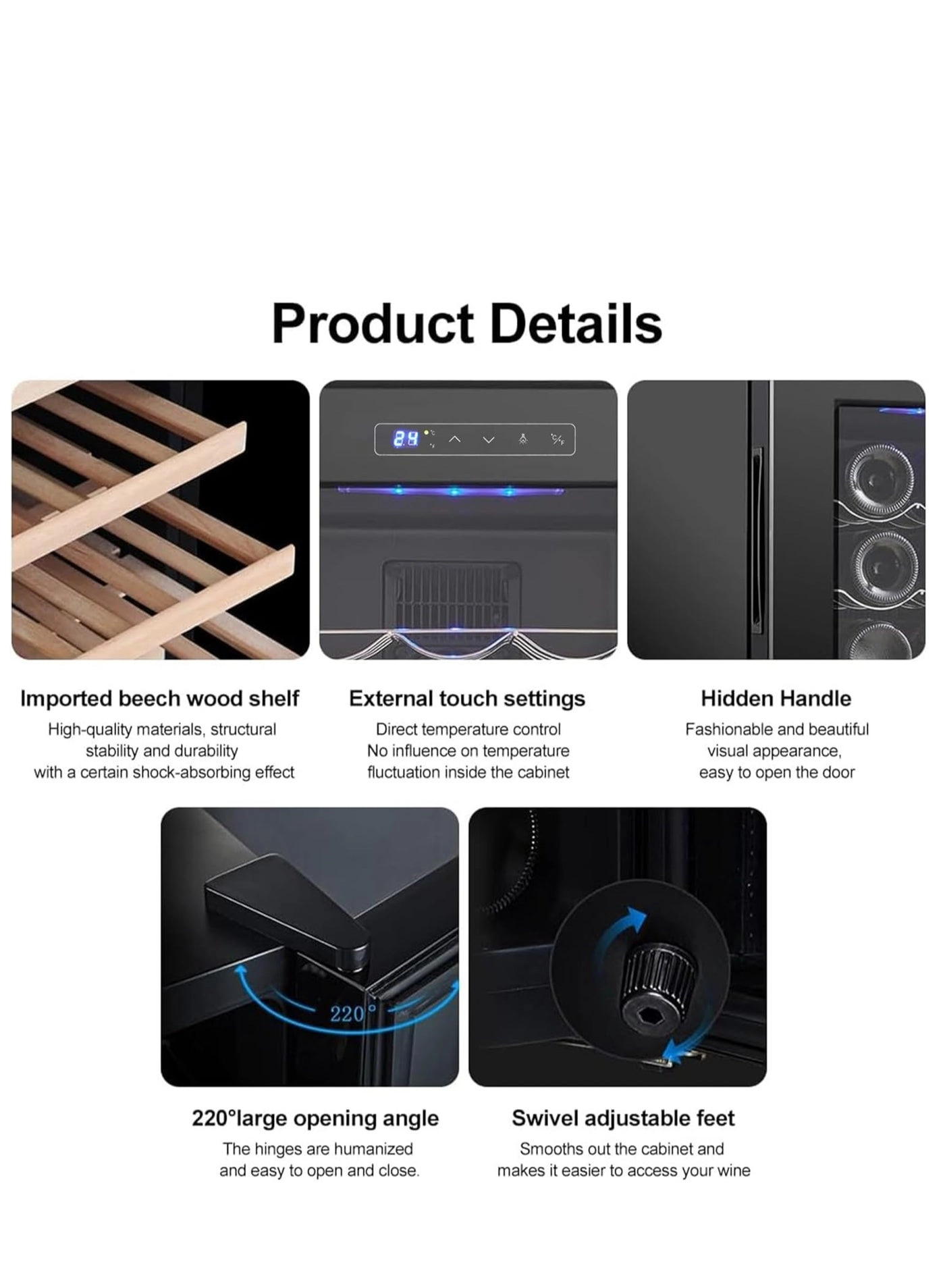 Bottle Cooler Refrigerator - 23 Bottles