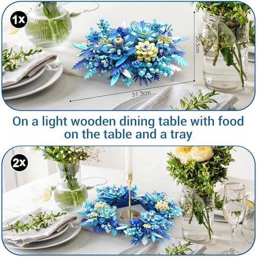 Flower Building Set - 917 pcs