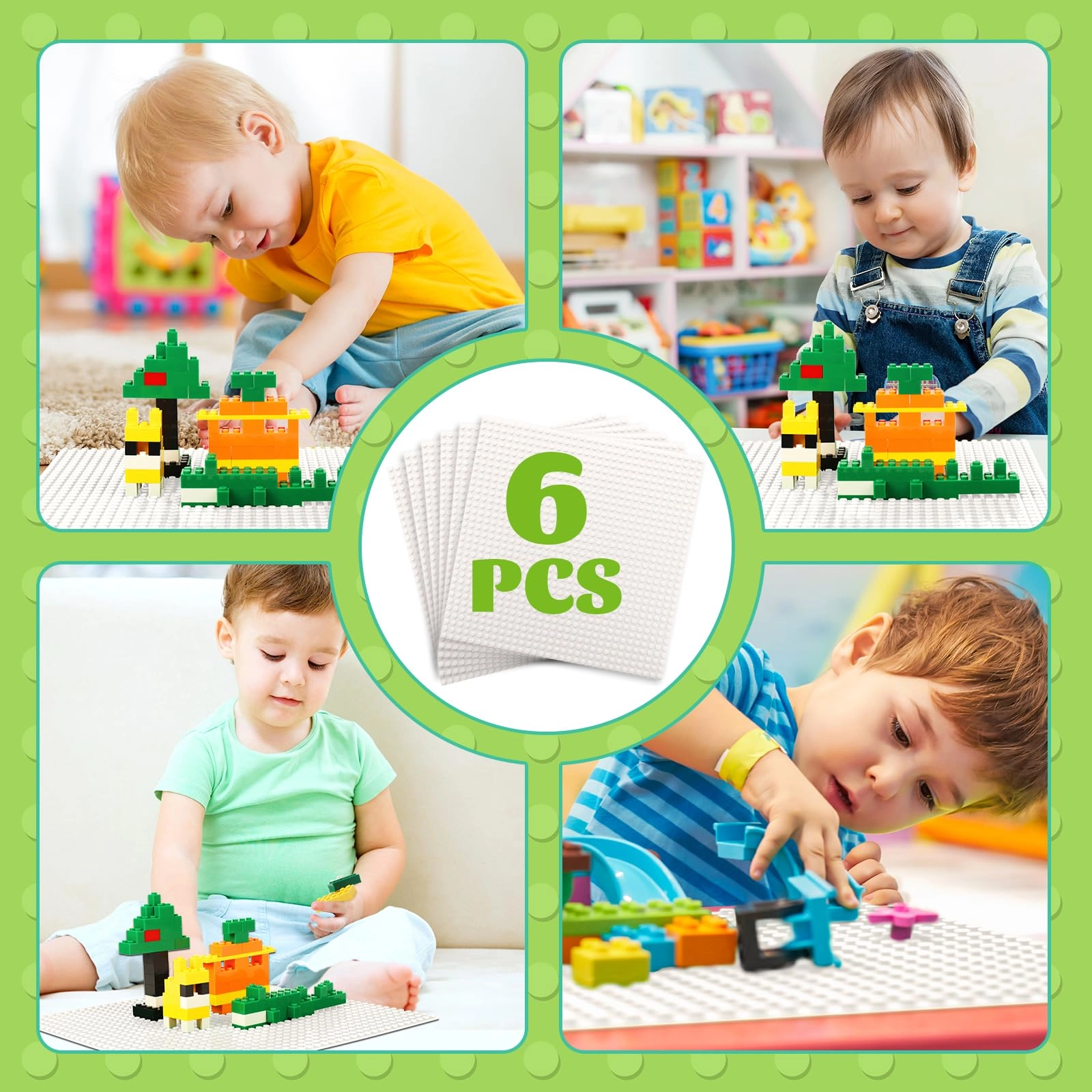 Building Plate Set - 6pcs