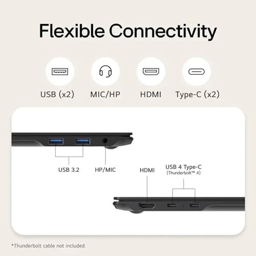 gram 17 - 17'' Core Ultra 7 258V 32GB DDR5 4TB SSD