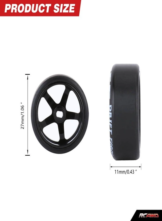 No More Glue Drift Wheel Tire - 1/28 27mm