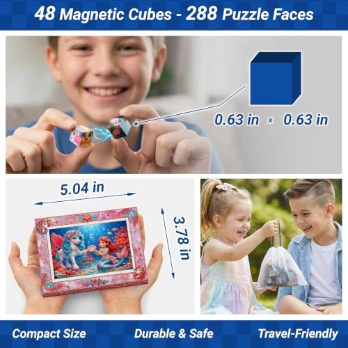 Fairy Unicorns Puzzle (P1.PC48.UNICOF) - 48 pcs