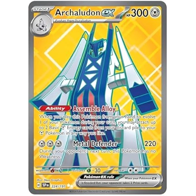 rayihni POKMON ARCHALUDON EX 224/191