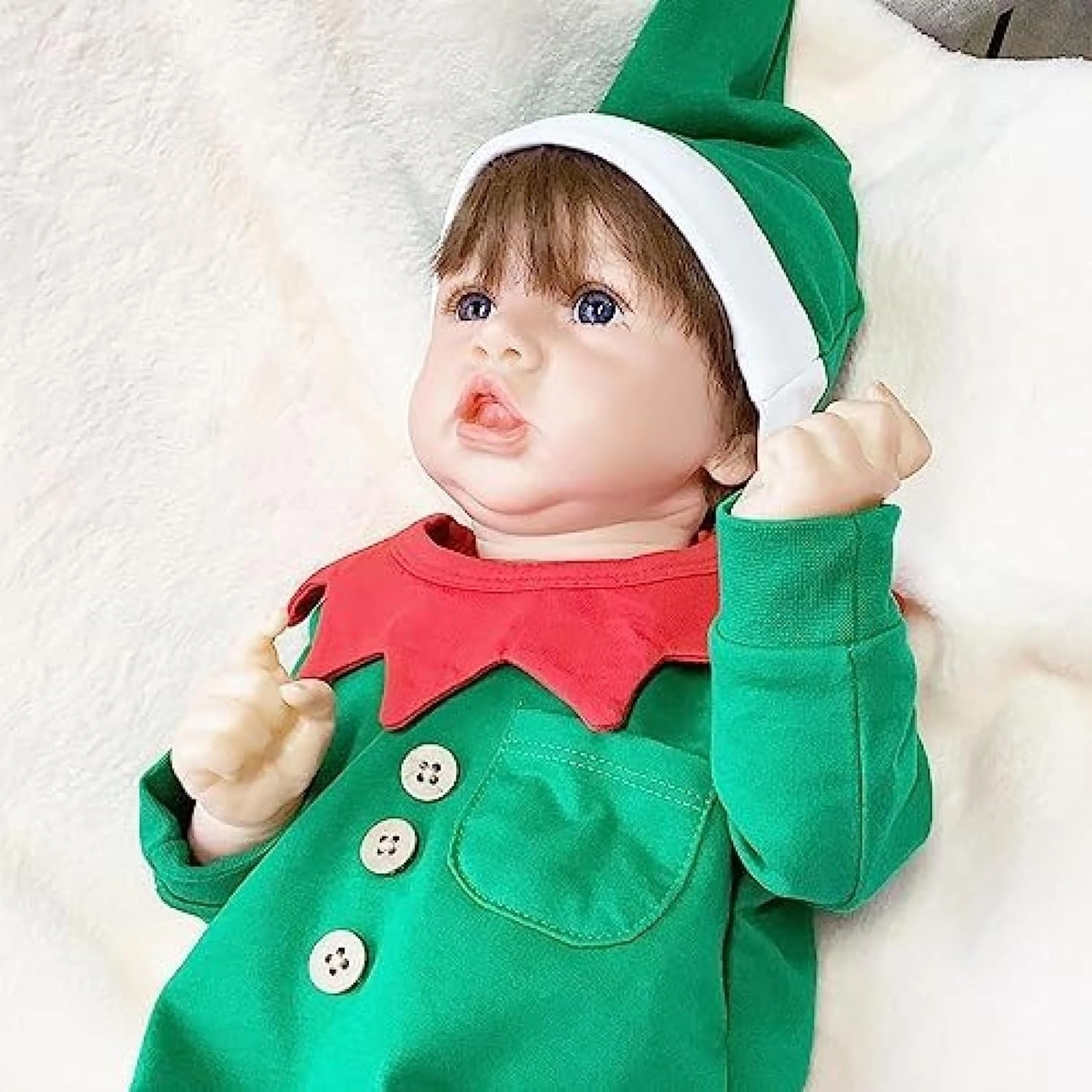 Generic Reborn Baby Doll - 55 cm Soft Vinyl Girl Ages 3+