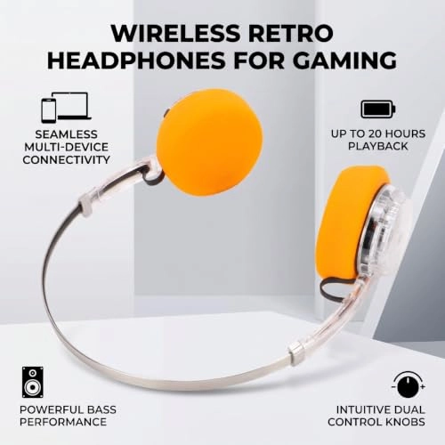 Retro On Ear Headphones Wireless Headphone
