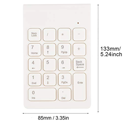 Wireless Numeric Keypad - 2.4G USB Black