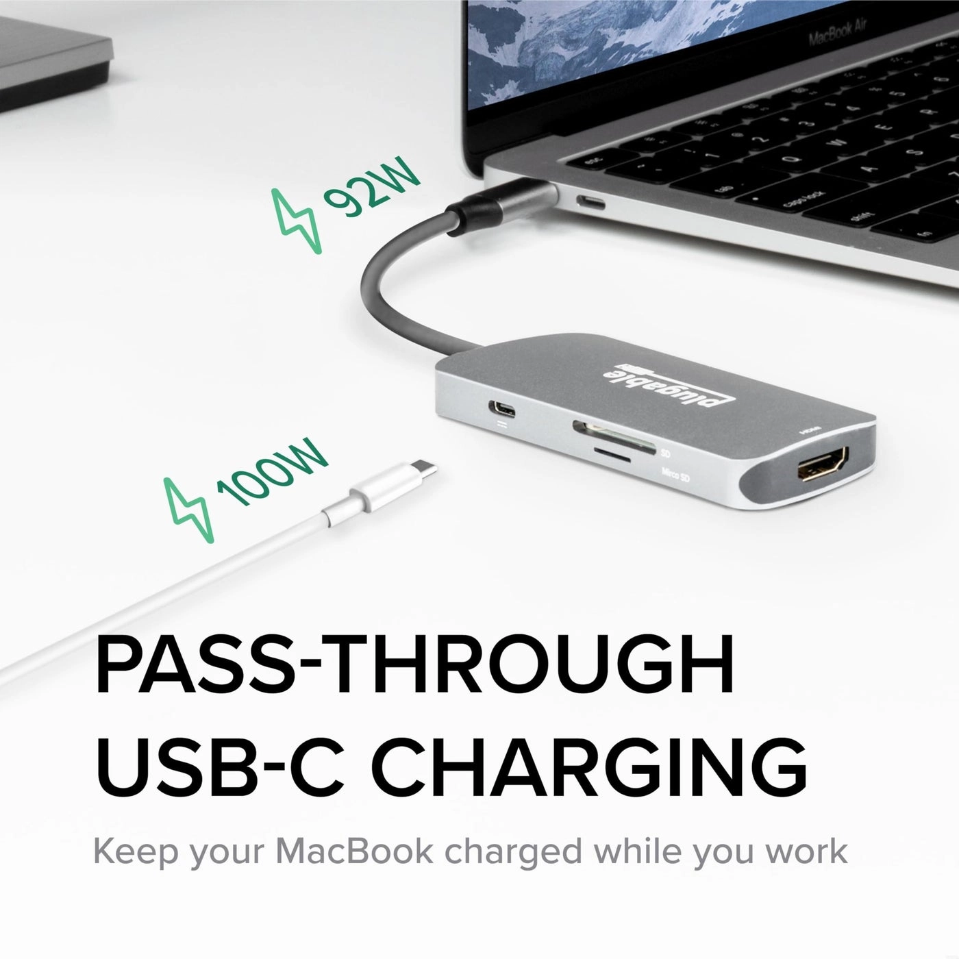 USB-C Hub - 7-in-1 4K HDMI 100W Charging