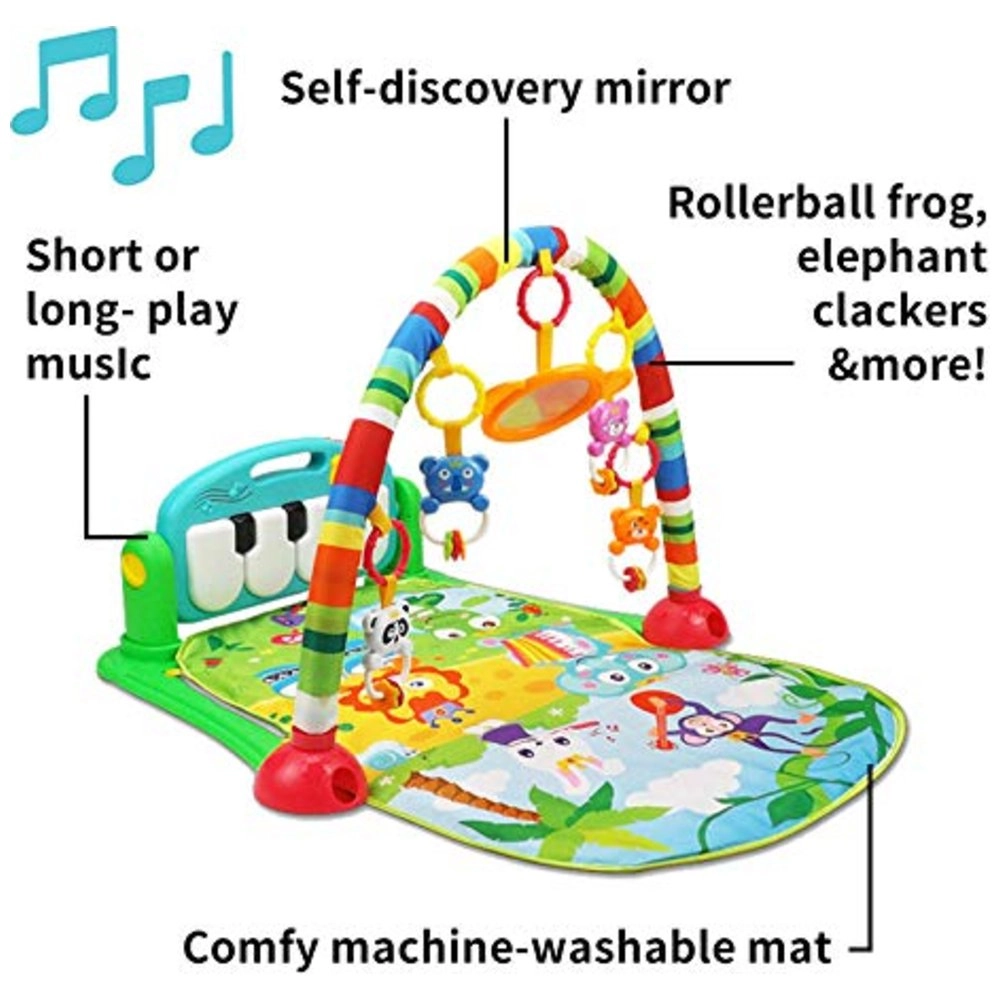 Baby Play Gym Piano Mat - Pink Newborn up to 12 months