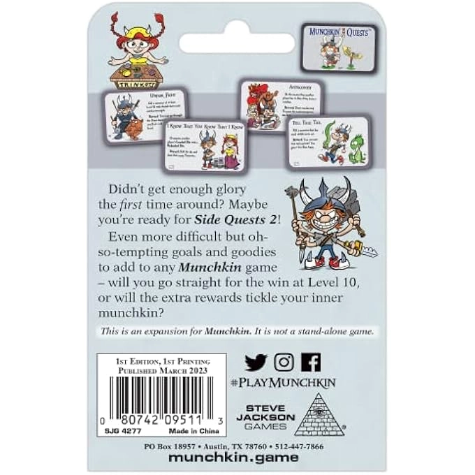 Munchkin Side Quests 2