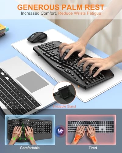 Keyboard and Mouse Combo - QWERTY Wireless