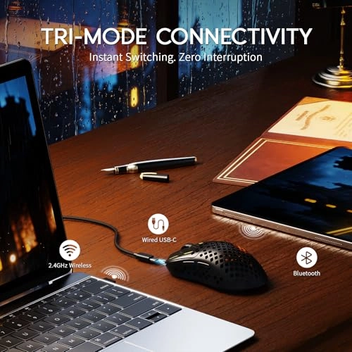 MAMBASNAKE M2 - 2.4Ghz Wireless/Bluetooth/Wired