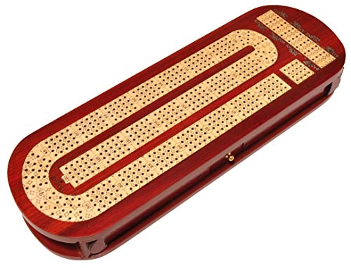 4 Track Cribbage Board - Alphabet E Shape Track Wood