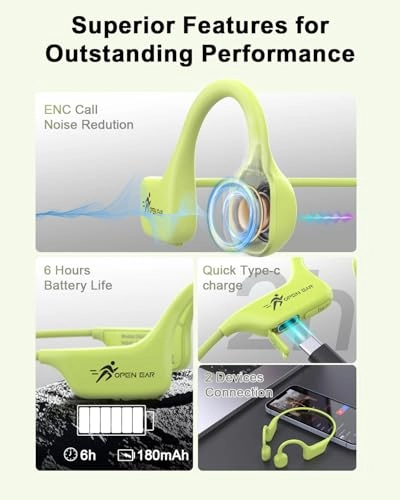 Bone Conduction Headphones 08C Wireless Headphone