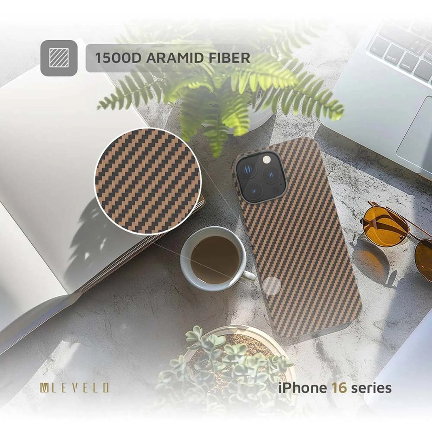 Sergei 1500D Case with MagSafe for iPhone 16 Pro Max