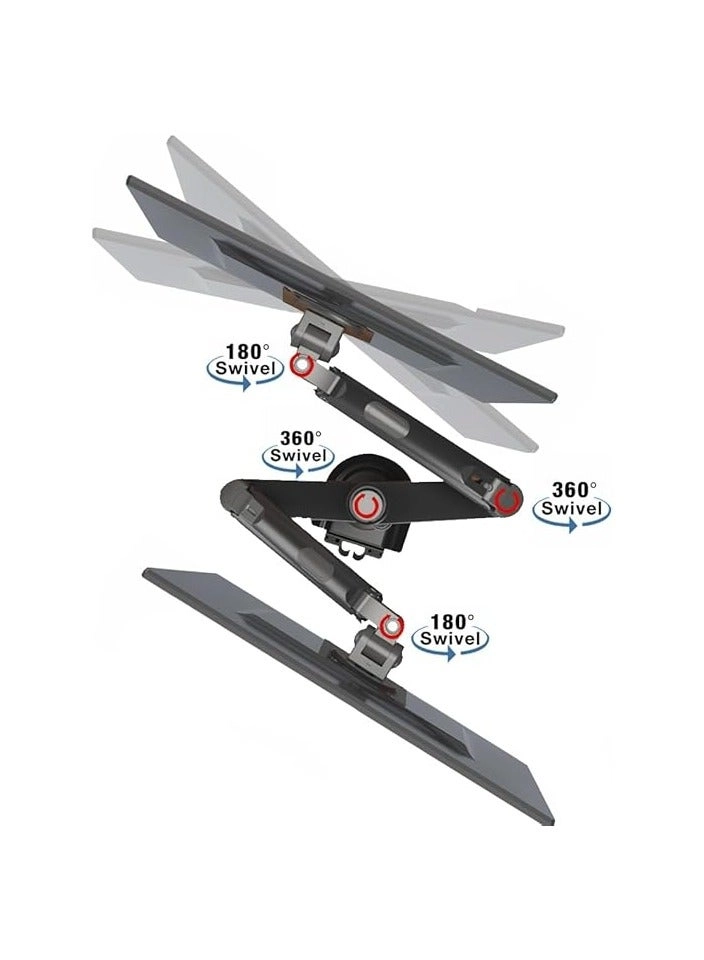 H180 - Dual Arm 27 in 75x75mm 100x100mm