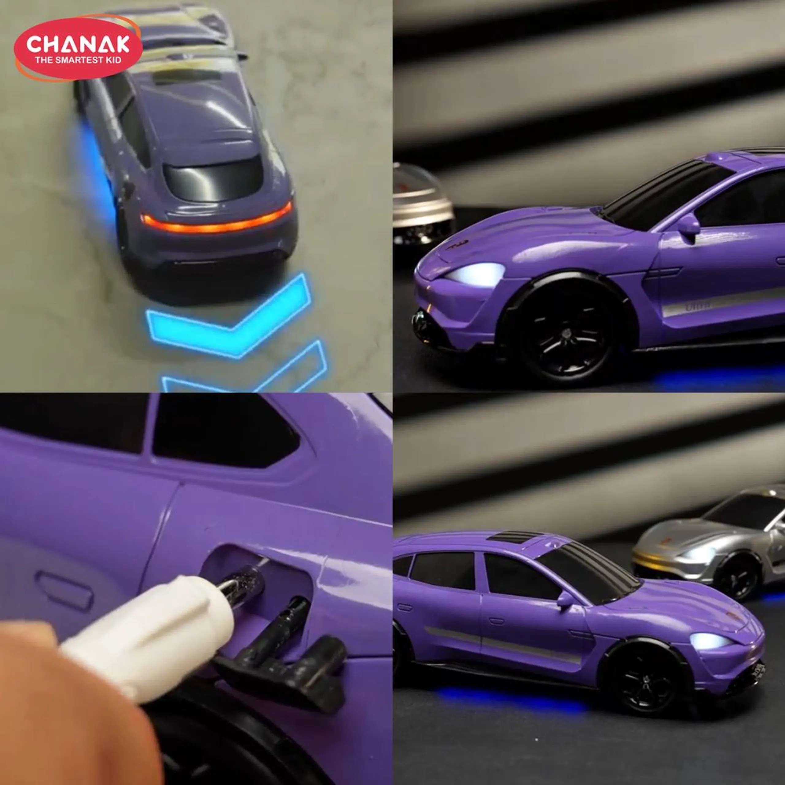 High-Speed RC Coupe SUV Car - 2.4Ghz LED headlights