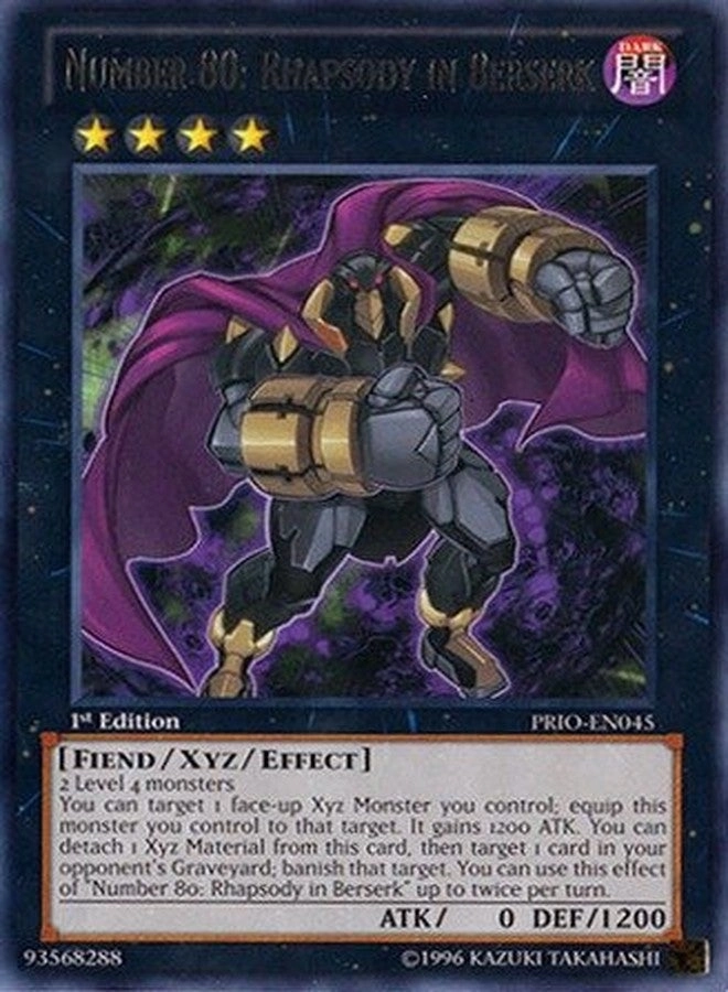 Yu-Gi-Oh! Number 80: Rhapsody in Berserk PRIO-EN045 - Primal Origin - English
