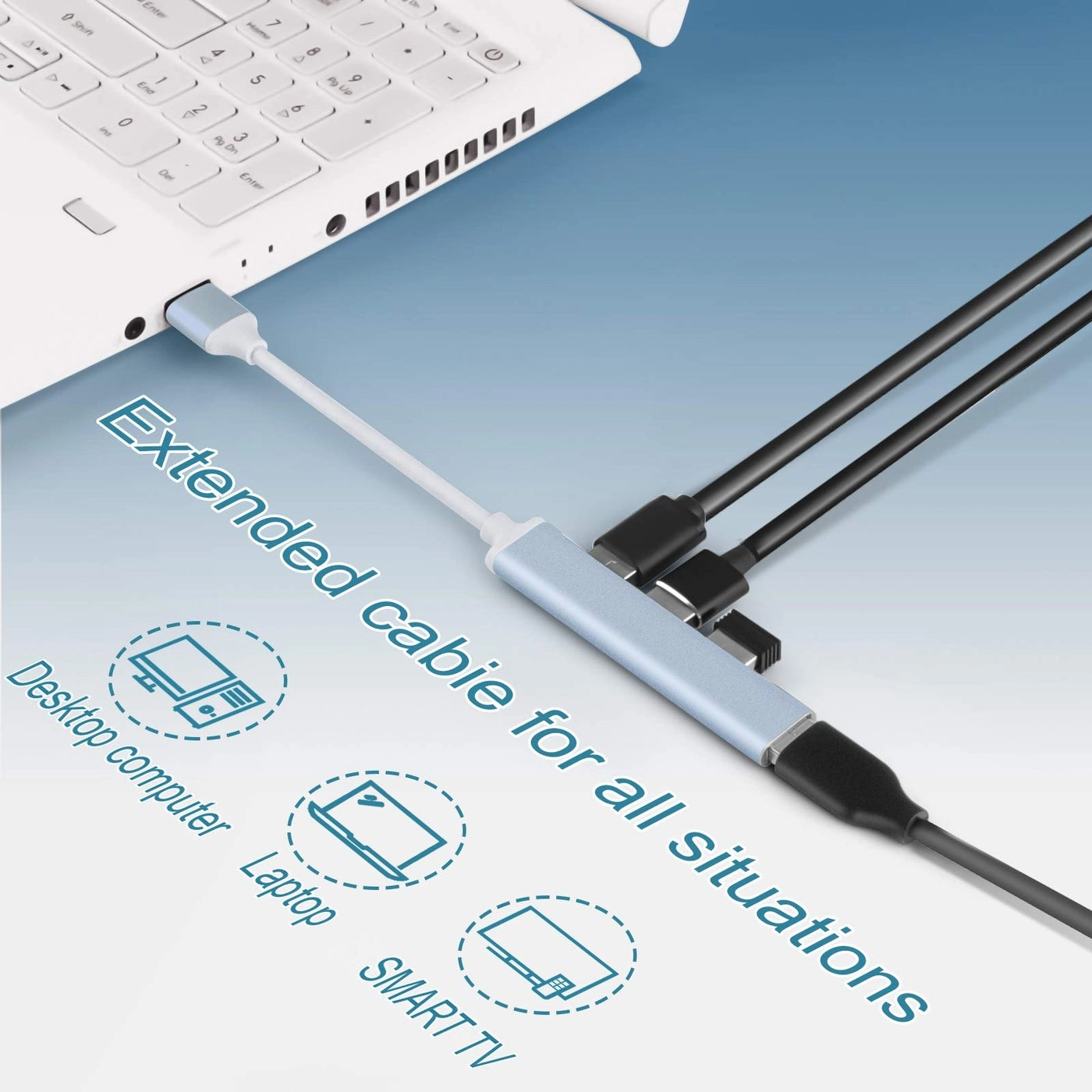 USB 3.0 Hub - 4-Port Aluminum Alloy