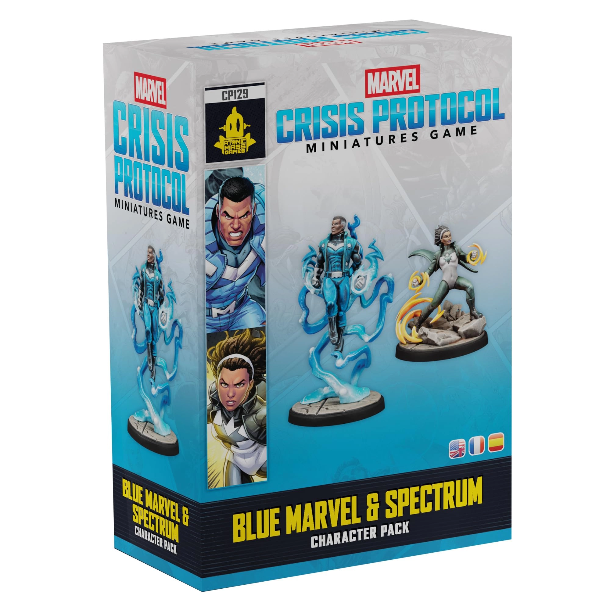 Asmodee Marvel: Crisis Protocol: Blue Marvel & Spectrum - Character Pack