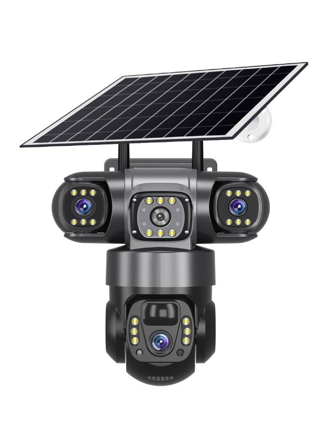 plato led lenz Outdoor Solar PTZ CCTV Camera