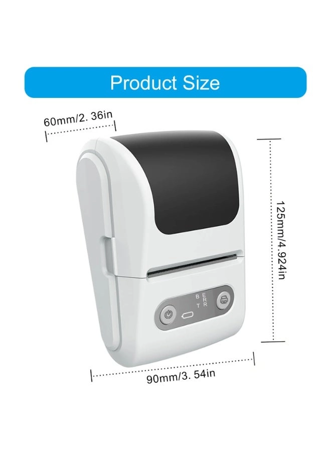 Wireless Portable Label Maker Machine - Thermal Printing 57mm