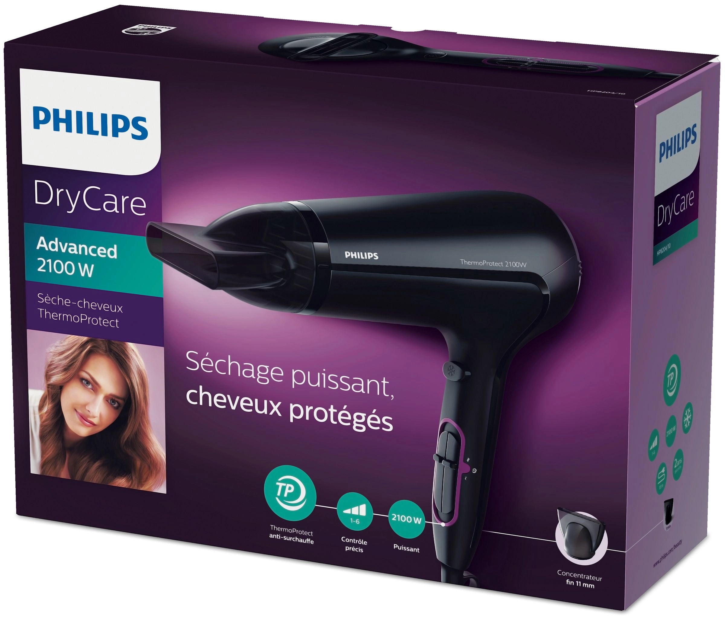Advanced Hair Dryer - 2200 W ThermoProtect