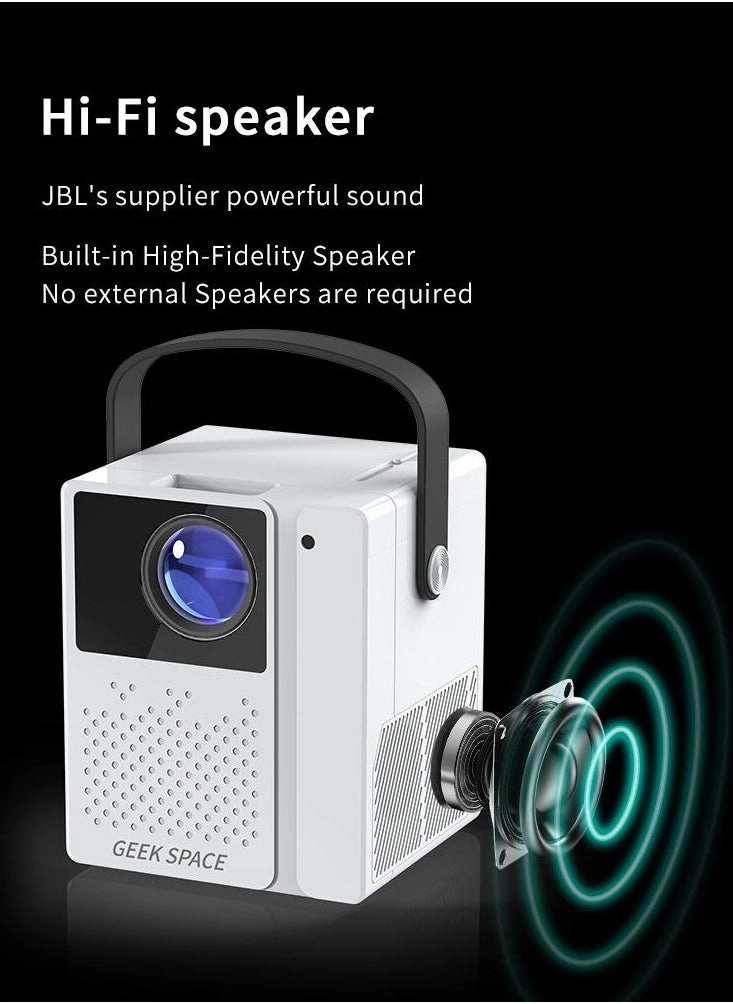 GEEK SPACE 4K Smart Projector CY401 180 ANSI lumens