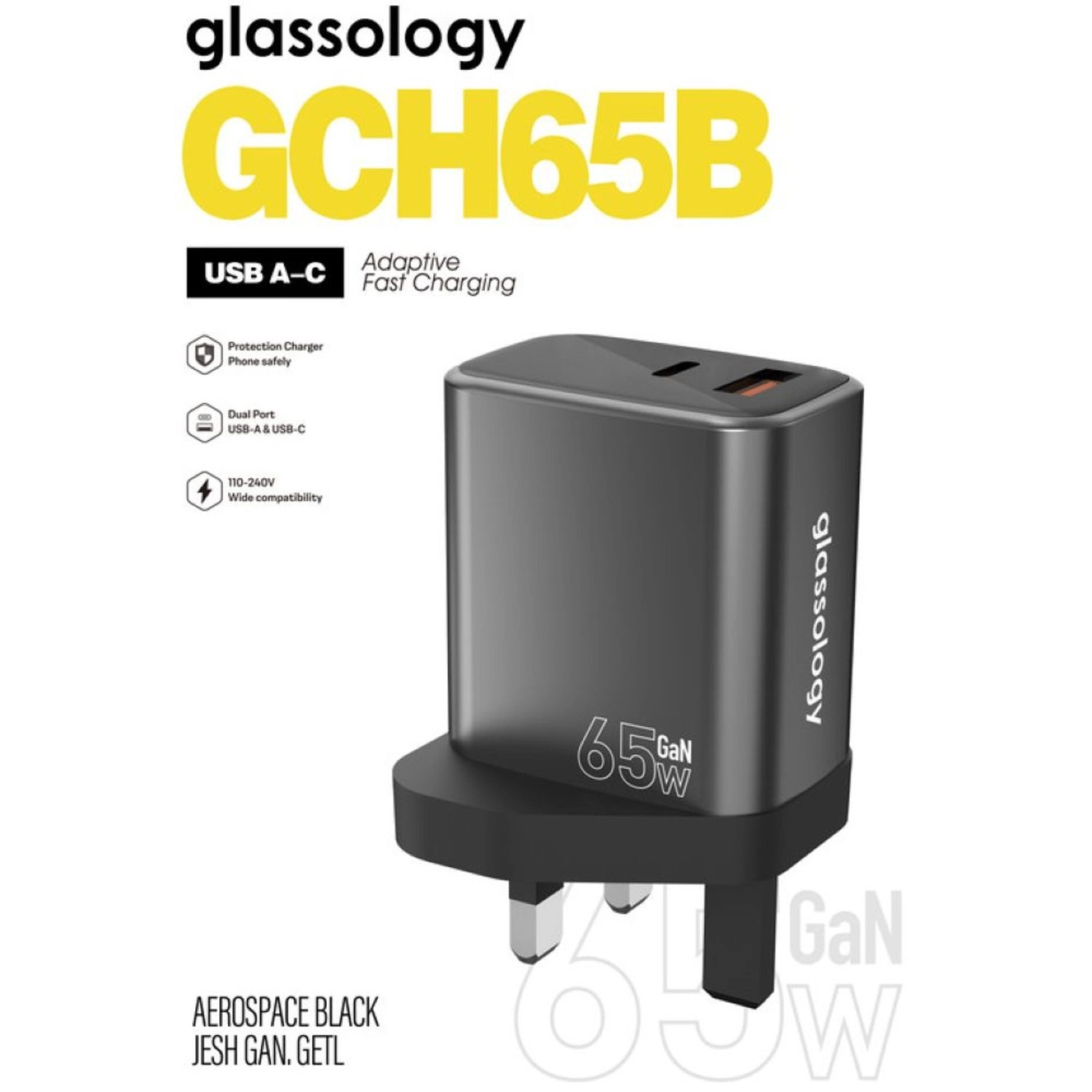 3 Port Charger - 65W Compact