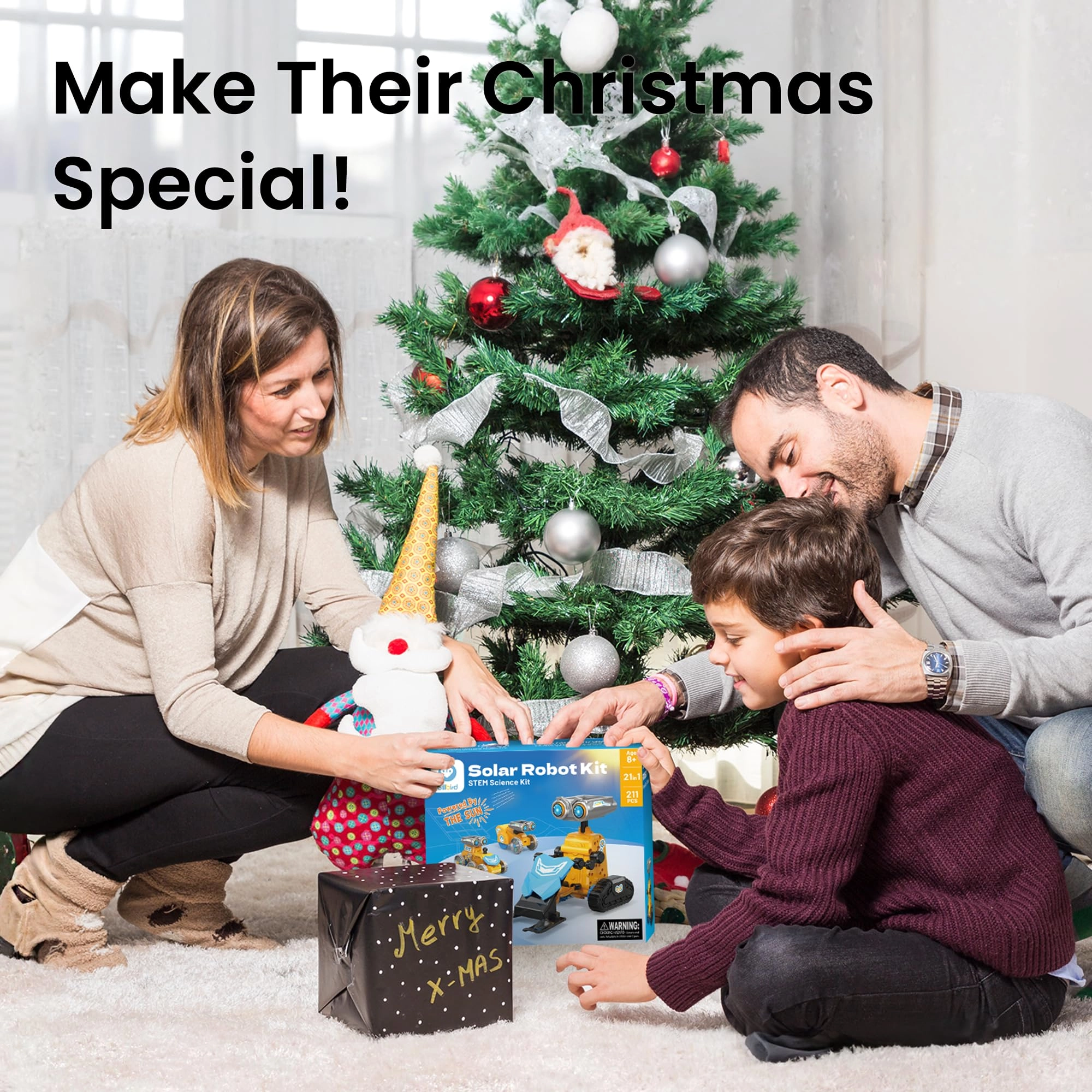 Solar Robot Building Kit - 211 pieces Engineering