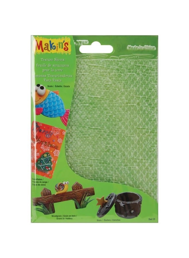 Makin's USA Clay Texture Sheets - 4/Pkg