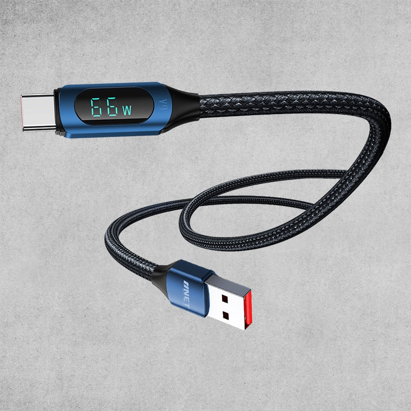 Inet Charge Cable 66W USB to USB-C 1m