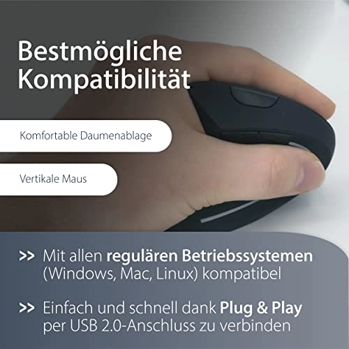 Ergonomic 6-button Mouse - USB
