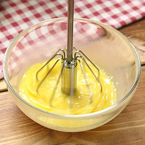 Egg Blender - Stainless Steel Handheld