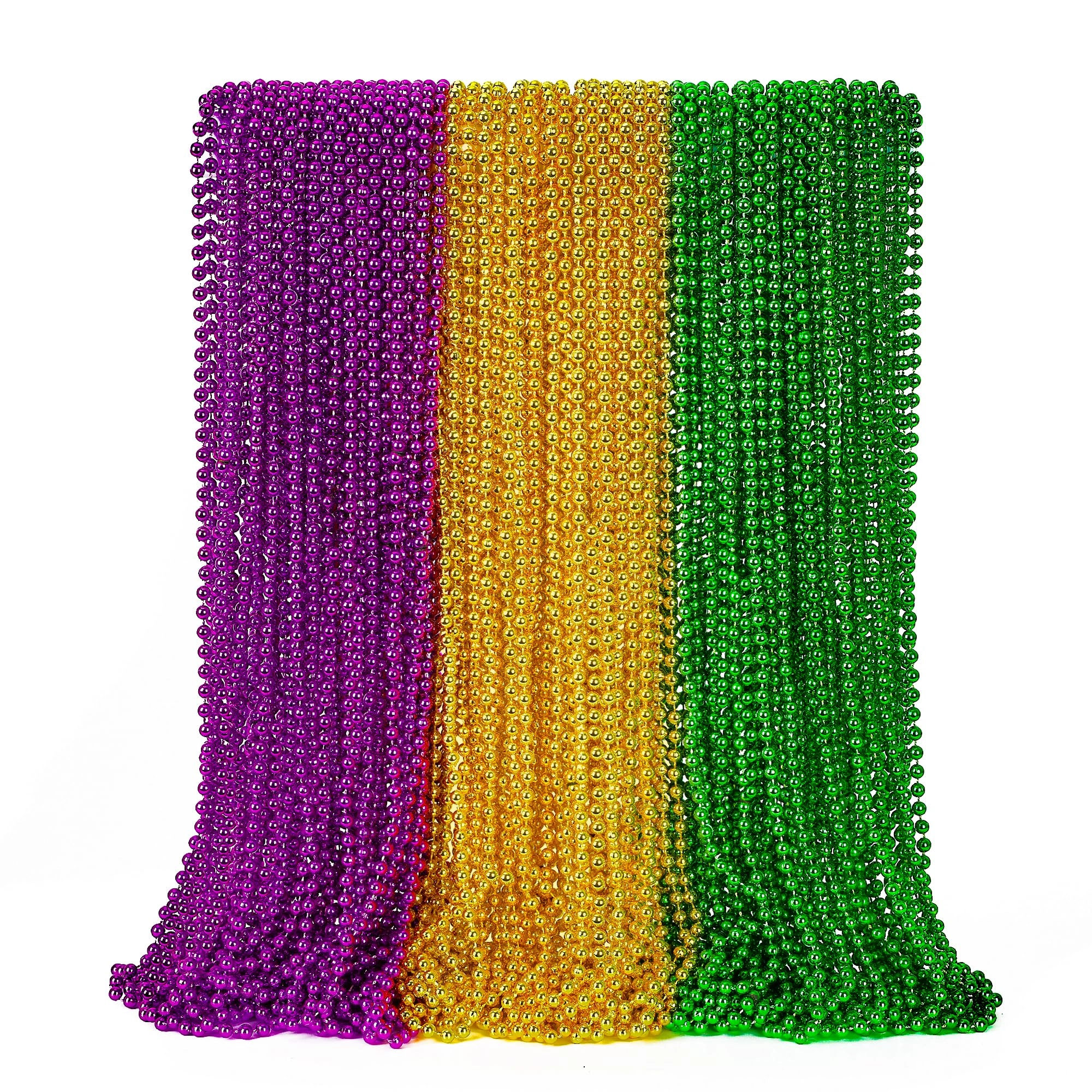 EOBOH Mardi Gras Beads - 12PCS