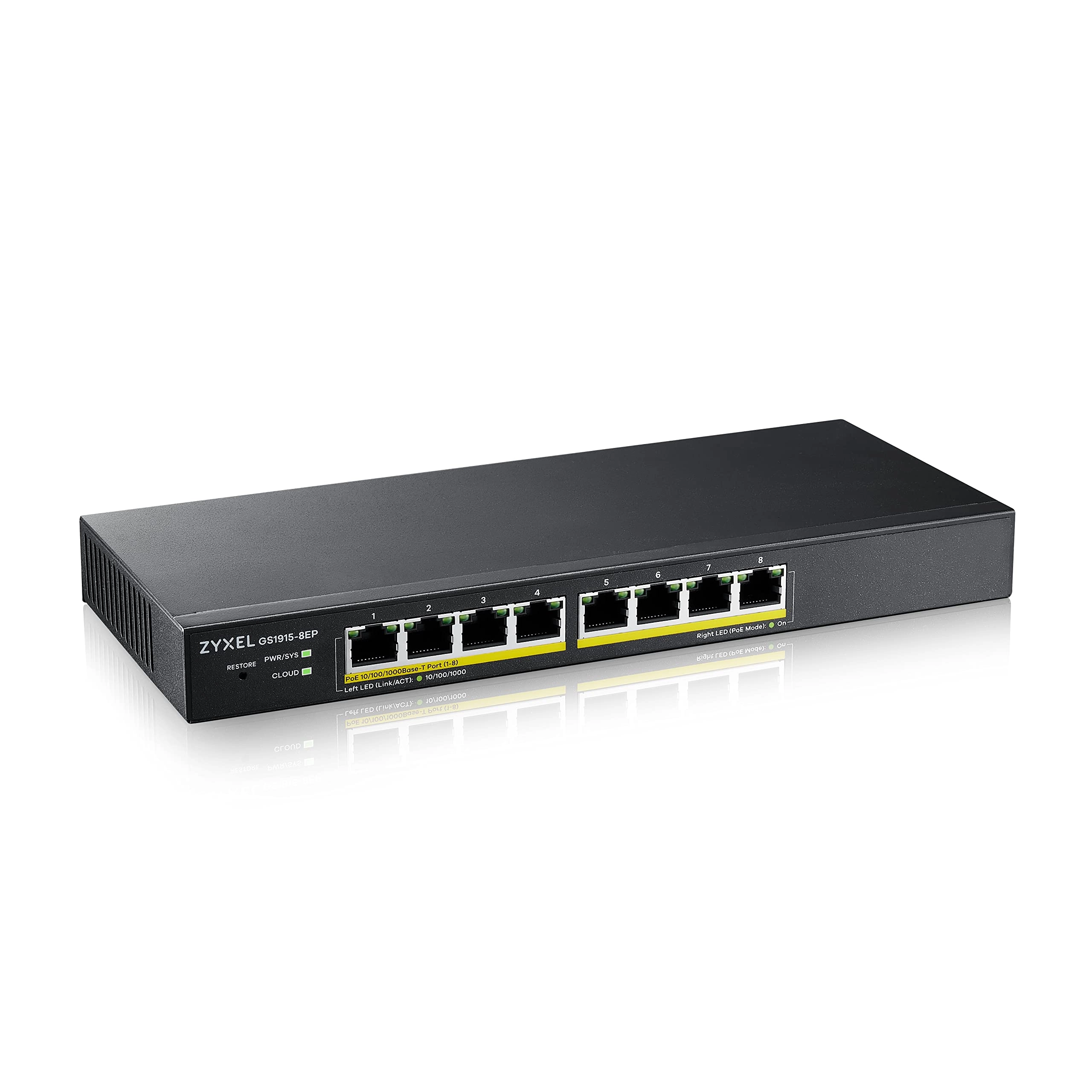 Zyxel GS1915-8EP-EU0101F 8-ports