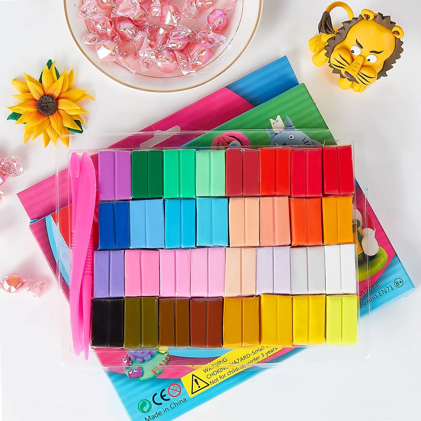 Polymer Clay Kit - Clay, Plasticine 320g