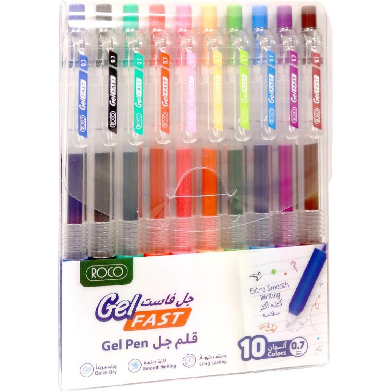 Gel Fast - 10 Pens 0.7 mm