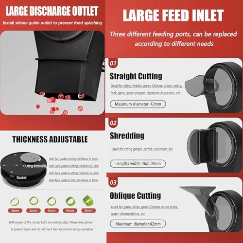 Multifunctional vegetable cutter - 200W