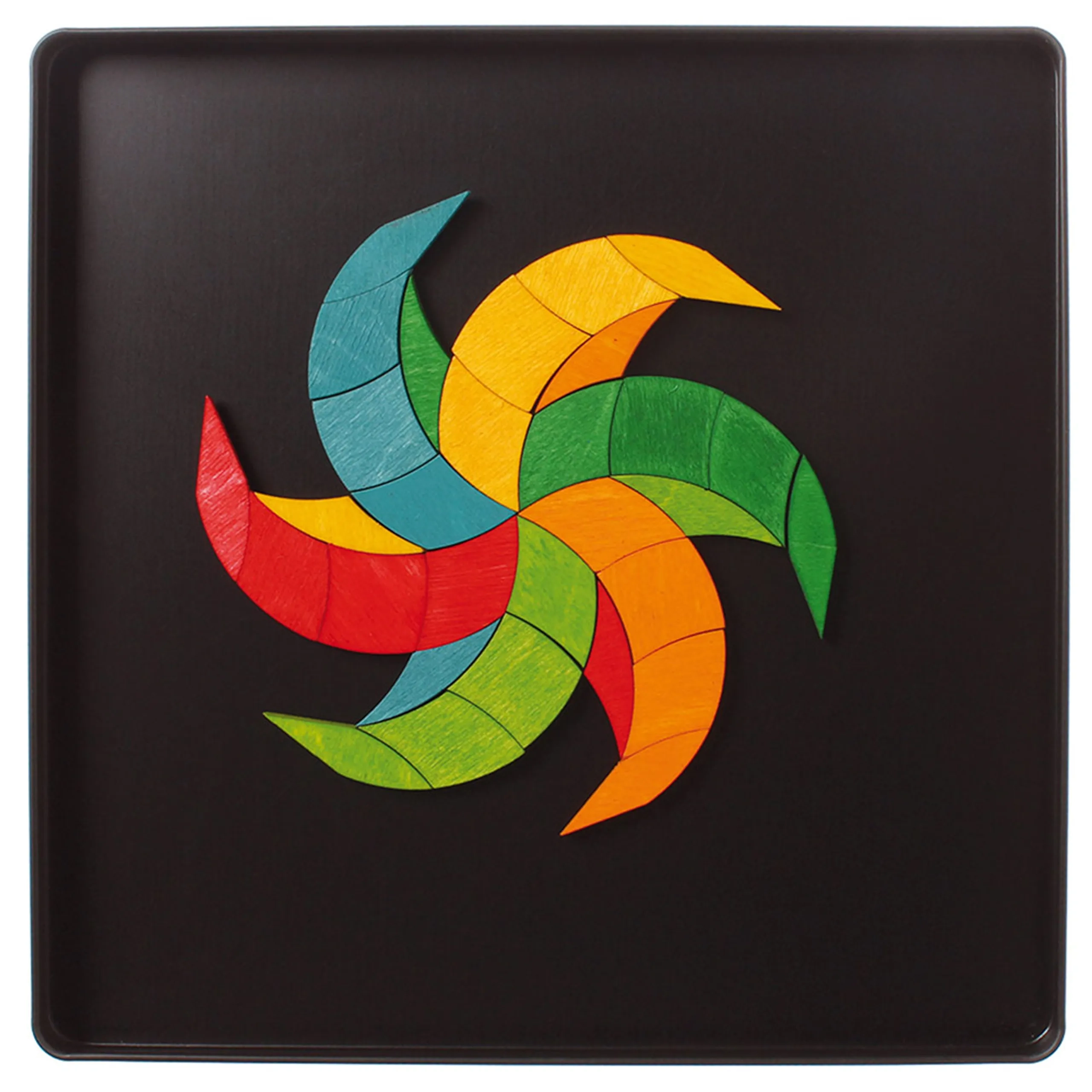 Color Spiral Wooden Puzzle (TBOX-91020) - 72 pcs
