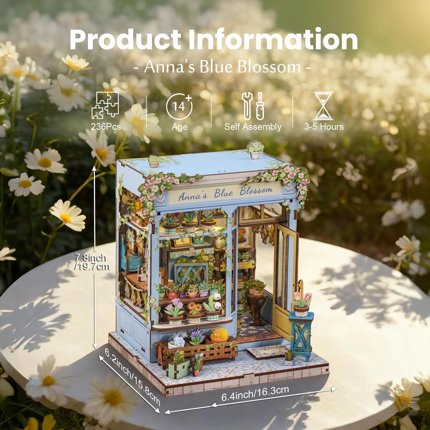 Book Nook Kit - DIY 255PCS Miniature