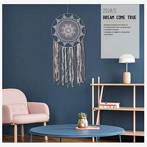 Dreamcatcher - Siderosphere, feathers, lines, wood beads.