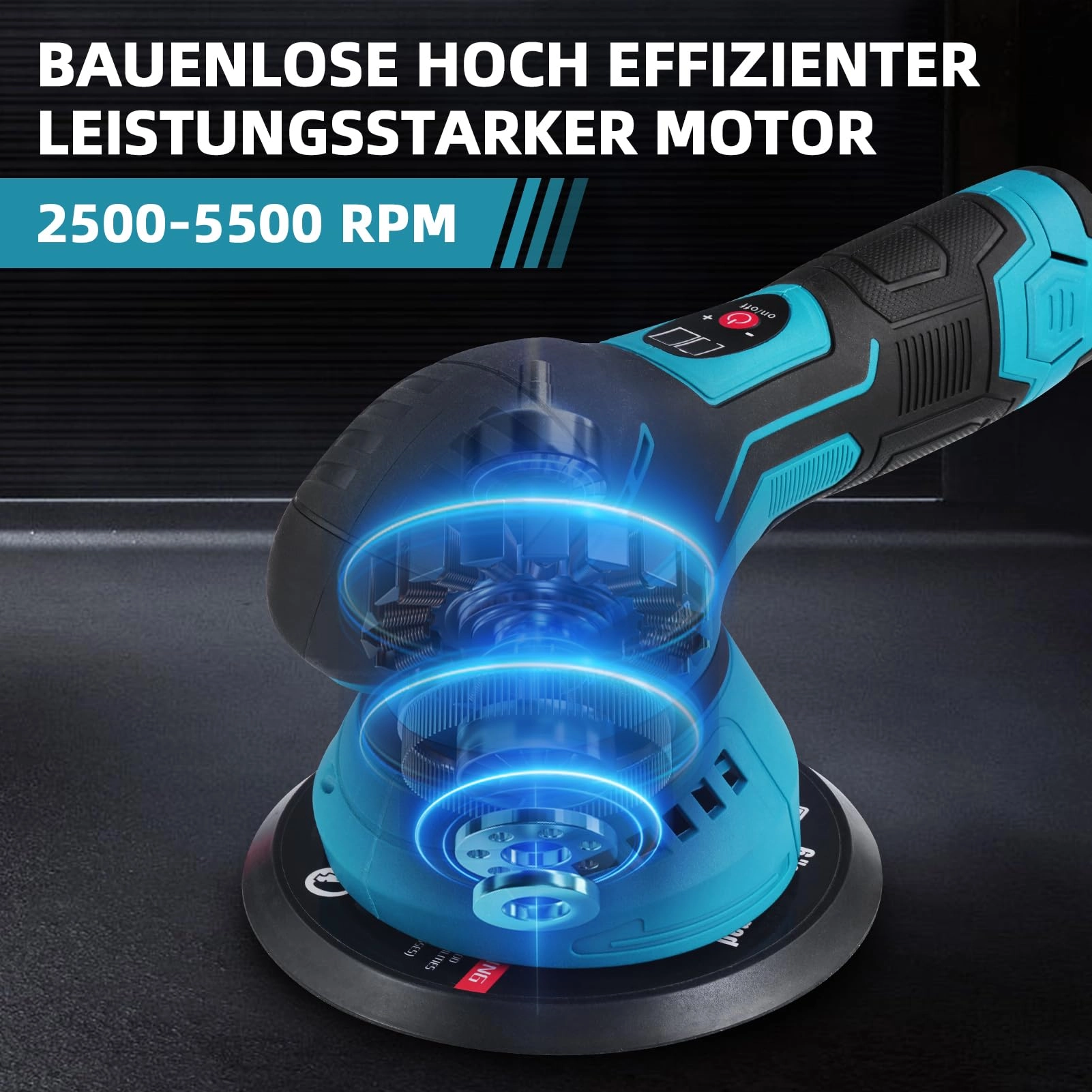 Cordless Car Polisher Kit - 150 millimetres