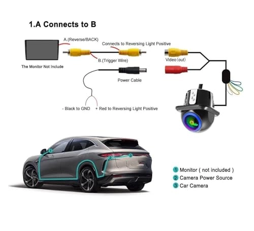 Rear View Camera - Night vision 1080P