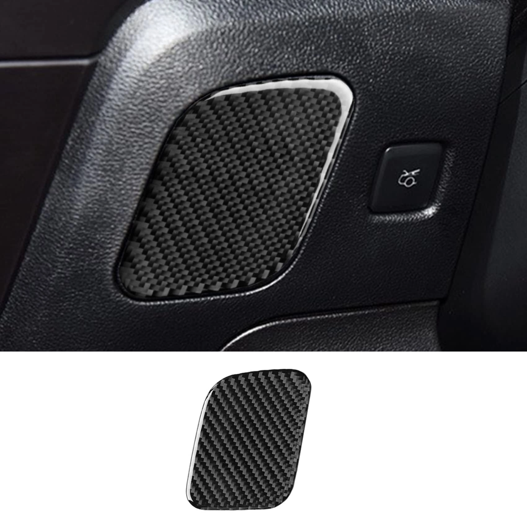MEEAOTUMO Carbon Fiber Air Outlet Sticker - Ford Mustang 2015-2022