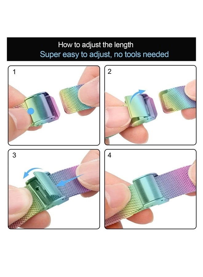 Metal Mesh Replacement Strap - 42mm 44mm 45mm Stainless Steel