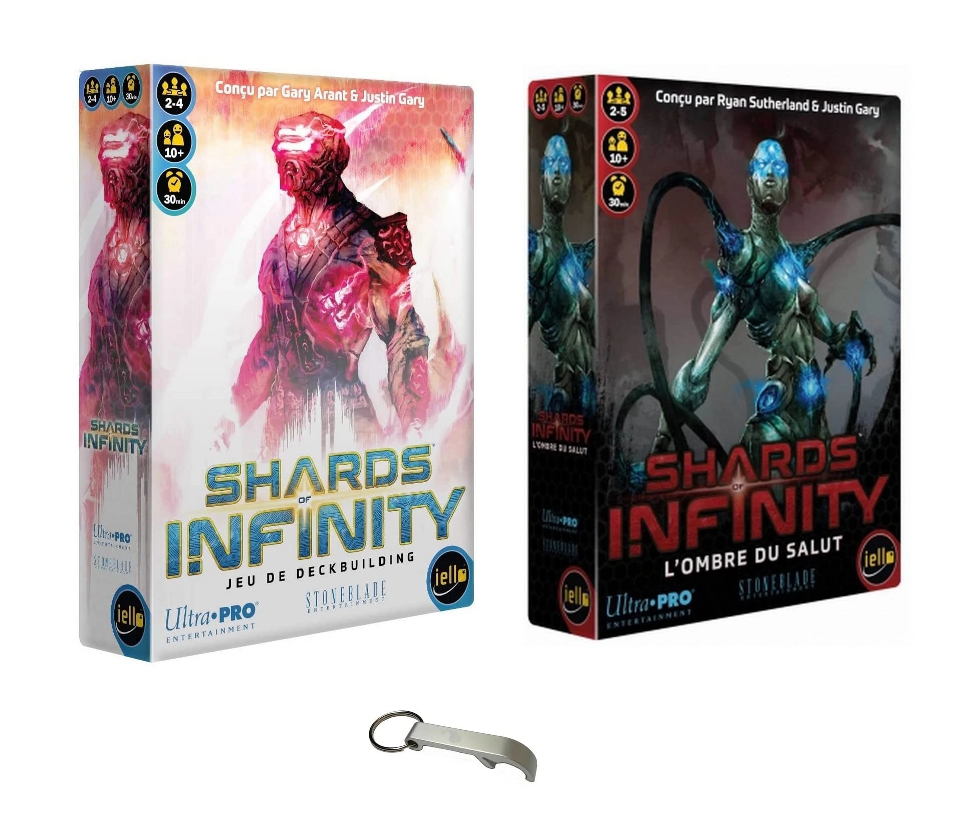 Blumie Shop Shards of Infinity - Base Game + Shadow of Salvation Expansion - Co-op Campaign + Bottle Opener (French)