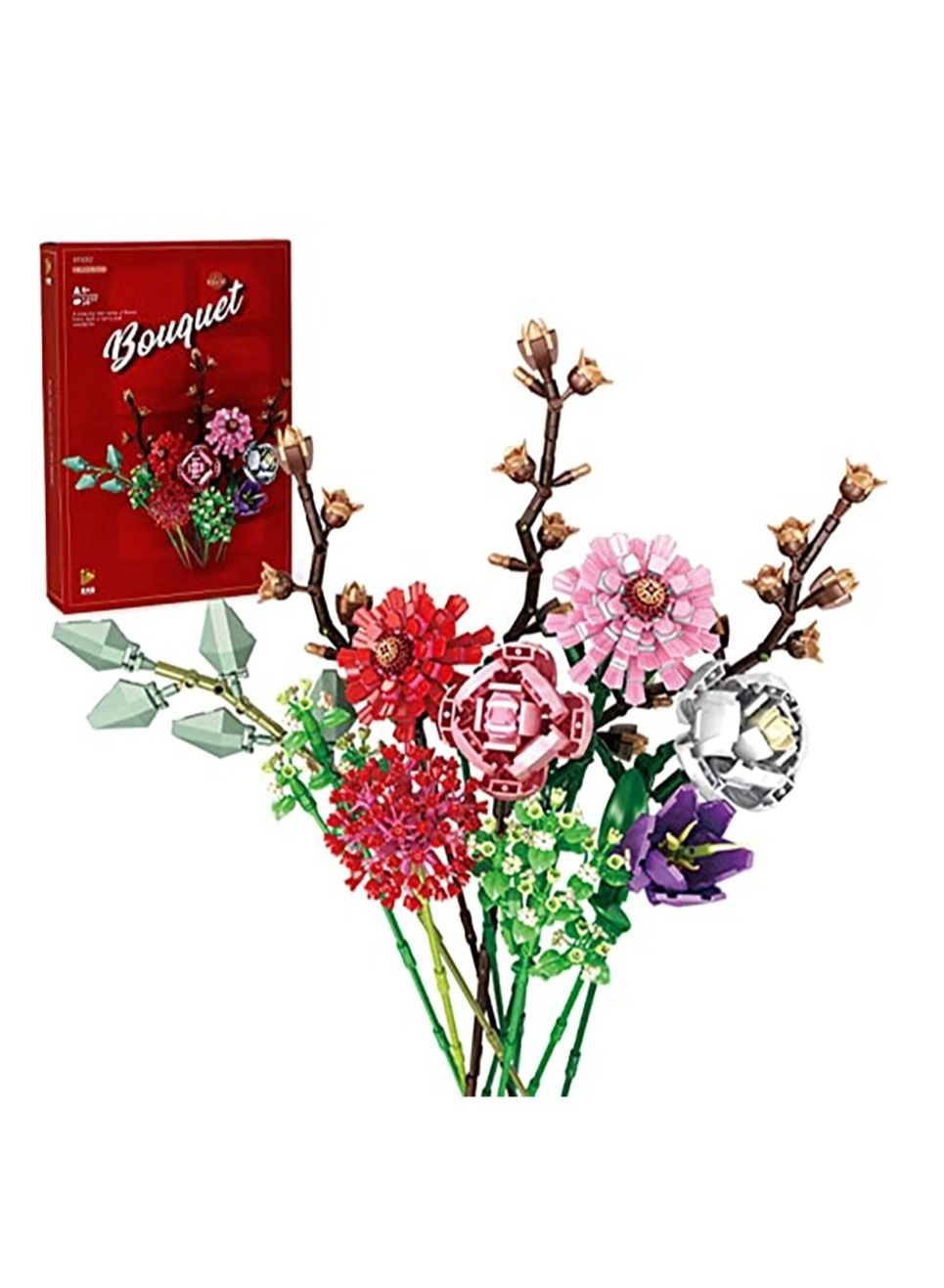 KASTWAVE Flower Bouquet Building kit - 1273 pcs
